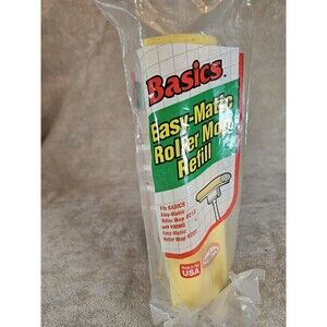 Basics Easy-Matic Roller Mop Refill For Easy-Matic Roller Mop 212 & Vining 201